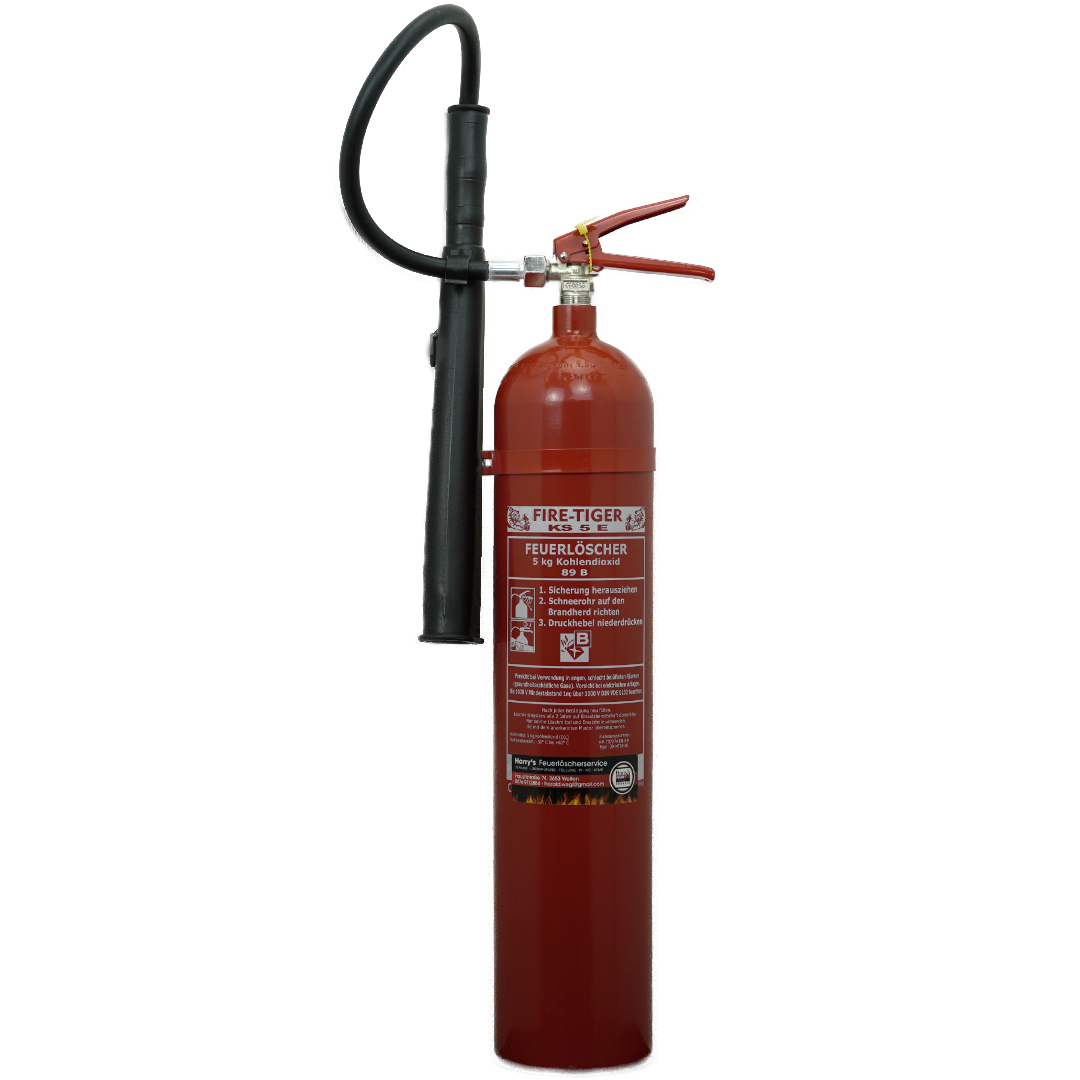 Feuerlöscher – 5 KG CO2 – ÖNORM EN-3 – Brandklasse B
